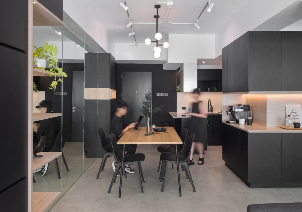 Kanto Spaces - Morfosis black condo renovation