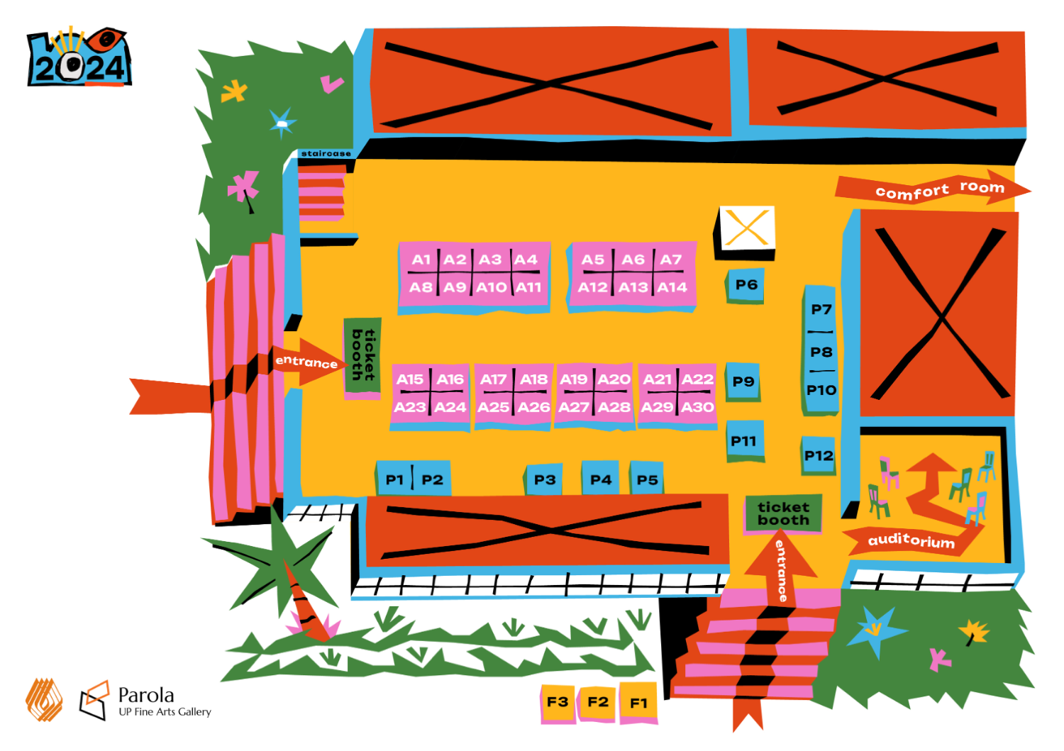 Manila Illustration Fair 2024 event map